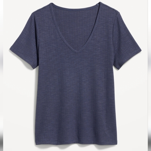 Old Navy Tops - Old Navy Small Navy Luxe Slub-Knit T-Shirt